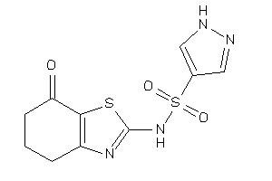 N-(7-keto-5,6-dihydro-4H-1,3-benzothiazol-2-yl)-1H-pyrazole-4-sulfonamide