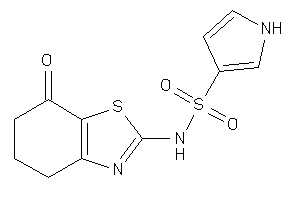 N-(7-keto-5,6-dihydro-4H-1,3-benzothiazol-2-yl)-1H-pyrrole-3-sulfonamide