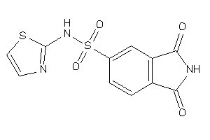 1,3-diketo-N-thiazol-2-yl-isoindoline-5-sulfonamide