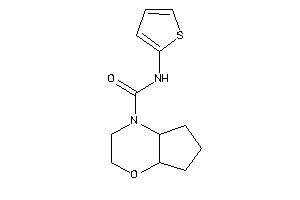 N-(2-thienyl)-3,4a,5,6,7,7a-hexahydro-2H-cyclopenta[b][1,4]oxazine-4-carboxamide