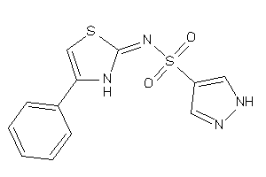 N-(4-phenyl-4-thiazolin-2-ylidene)-1H-pyrazole-4-sulfonamide