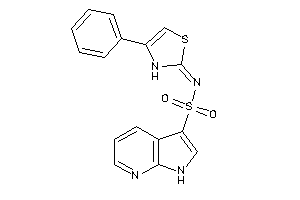 N-(4-phenyl-4-thiazolin-2-ylidene)-1H-pyrrolo[2,3-b]pyridine-3-sulfonamide