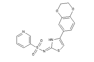 N-[4-(2,3-dihydro-1,4-benzodioxin-6-yl)-4-thiazolin-2-ylidene]pyridine-3-sulfonamide