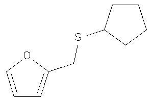 2-[(cyclopentylthio)methyl]furan