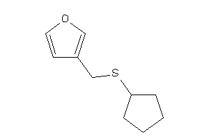 3-[(cyclopentylthio)methyl]furan