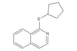 1-(cyclopentylthio)isoquinoline