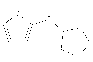 2-(cyclopentylthio)furan