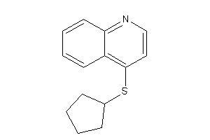 4-(cyclopentylthio)quinoline