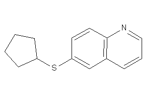 6-(cyclopentylthio)quinoline