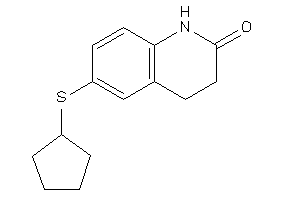 6-(cyclopentylthio)-3,4-dihydrocarbostyril