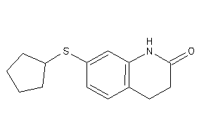 7-(cyclopentylthio)-3,4-dihydrocarbostyril