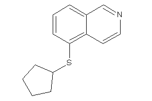 Image of 5-(cyclopentylthio)isoquinoline