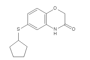 6-(cyclopentylthio)-4H-1,4-benzoxazin-3-one