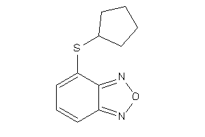 4-(cyclopentylthio)benzofurazan