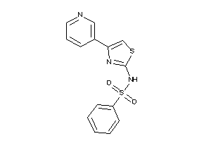 N-[4-(3-pyridyl)thiazol-2-yl]benzenesulfonamide