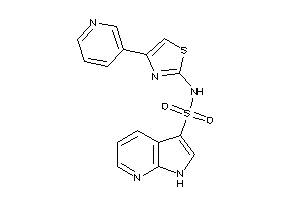 N-[4-(3-pyridyl)thiazol-2-yl]-1H-pyrrolo[2,3-b]pyridine-3-sulfonamide