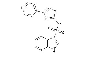 N-[4-(4-pyridyl)thiazol-2-yl]-1H-pyrrolo[2,3-b]pyridine-3-sulfonamide