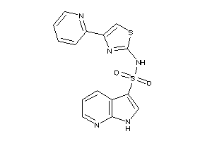 N-[4-(2-pyridyl)thiazol-2-yl]-1H-pyrrolo[2,3-b]pyridine-3-sulfonamide