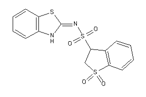 N-(3H-1,3-benzothiazol-2-ylidene)-1,1-diketo-2,3-dihydrobenzothiophene-3-sulfonamide