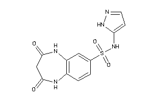 2,4-diketo-N-(1H-pyrazol-5-yl)-1,5-dihydro-1,5-benzodiazepine-8-sulfonamide