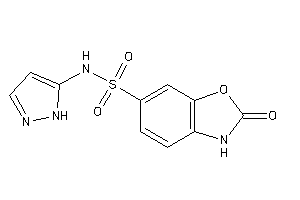 2-keto-N-(1H-pyrazol-5-yl)-3H-1,3-benzoxazole-6-sulfonamide