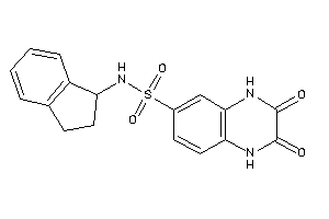 N-indan-1-yl-2,3-diketo-1,4-dihydroquinoxaline-6-sulfonamide