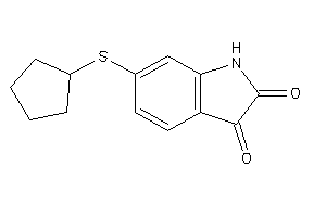 6-(cyclopentylthio)isatin