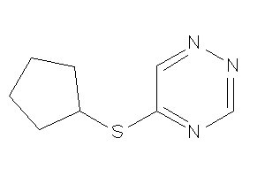 Image of 5-(cyclopentylthio)-1,2,4-triazine