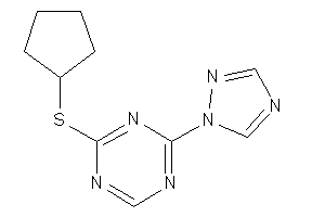 2-(cyclopentylthio)-4-(1,2,4-triazol-1-yl)-s-triazine