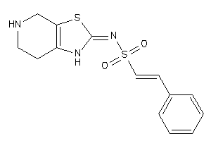 2-phenyl-N-(4,5,6,7-tetrahydro-1H-thiazolo[5,4-c]pyridin-2-ylidene)ethenesulfonamide