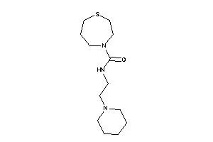 N-(2-piperidinoethyl)-1,4-thiazepane-4-carboxamide