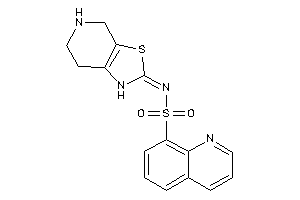 N-(4,5,6,7-tetrahydro-1H-thiazolo[5,4-c]pyridin-2-ylidene)quinoline-8-sulfonamide