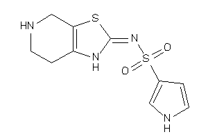 N-(4,5,6,7-tetrahydro-1H-thiazolo[5,4-c]pyridin-2-ylidene)-1H-pyrrole-3-sulfonamide