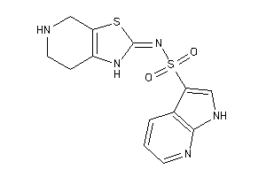 Image of N-(4,5,6,7-tetrahydro-1H-thiazolo[5,4-c]pyridin-2-ylidene)-1H-pyrrolo[2,3-b]pyridine-3-sulfonamide