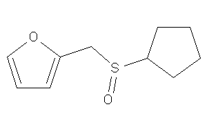 2-(cyclopentylsulfinylmethyl)furan