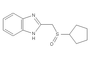 2-(cyclopentylsulfinylmethyl)-1H-benzimidazole