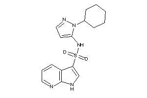 N-(2-cyclohexylpyrazol-3-yl)-1H-pyrrolo[2,3-b]pyridine-3-sulfonamide