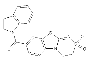 (2,2-diketo-3,4-dihydro-[1,2,4]thiadiazino[3,4-b][1,3]benzothiazol-8-yl)-indolin-1-yl-methanone