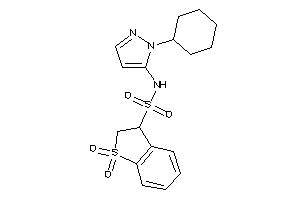 N-(2-cyclohexylpyrazol-3-yl)-1,1-diketo-2,3-dihydrobenzothiophene-3-sulfonamide