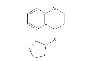 4-(cyclopentylthio)thiochroman