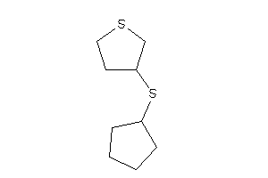 Image of 3-(cyclopentylthio)tetrahydrothiophene