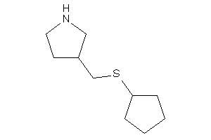 3-[(cyclopentylthio)methyl]pyrrolidine