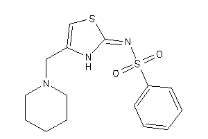 N-[4-(piperidinomethyl)-4-thiazolin-2-ylidene]benzenesulfonamide