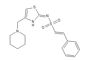 2-phenyl-N-[4-(piperidinomethyl)-4-thiazolin-2-ylidene]ethenesulfonamide