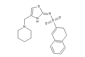 Image of N-[4-(piperidinomethyl)-4-thiazolin-2-ylidene]-3,4-dihydronaphthalene-2-sulfonamide