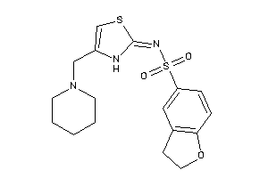 N-[4-(piperidinomethyl)-4-thiazolin-2-ylidene]coumaran-5-sulfonamide