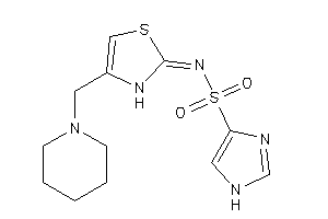 N-[4-(piperidinomethyl)-4-thiazolin-2-ylidene]-1H-imidazole-4-sulfonamide