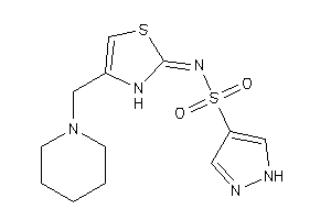 N-[4-(piperidinomethyl)-4-thiazolin-2-ylidene]-1H-pyrazole-4-sulfonamide