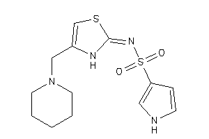 N-[4-(piperidinomethyl)-4-thiazolin-2-ylidene]-1H-pyrrole-3-sulfonamide