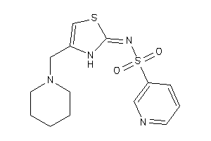 N-[4-(piperidinomethyl)-4-thiazolin-2-ylidene]pyridine-3-sulfonamide